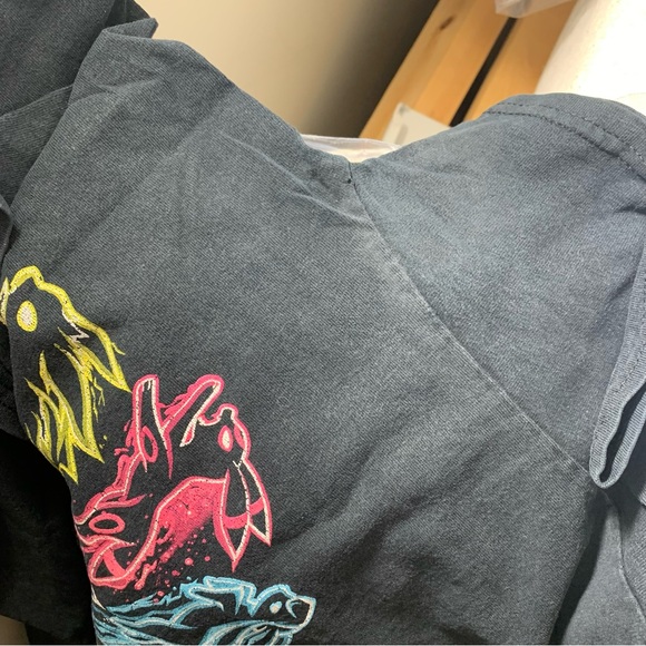 Rare | 🇳🇮 Vintage Gildan T-Shirt with Cartoon Print, Black | Medium - Picture 11 of 11